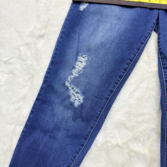 1822 Denim Skinny Ankle Jeans Medium Wash Mid Rise Women's Blue Size 10 - Picture 5 of 16